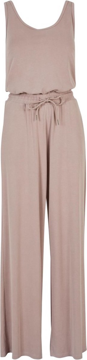 Urban Classics Long Sleeveless Modal Jumpsuit 3XL Roze