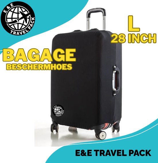 Foto: E e travel pack wasbare elastische kofferhoes bagage beschermhoes maat l 28 inch reiskofferhoes trolley protector cover kofferhoes bagagehoes bagagehoes vakantie reizen beschermhoes koffer 28 inch vliegtuig travel