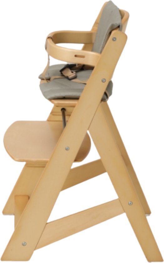 Chaise de culture en bois Buxibo - Enfant avec plateau - Chaise haute réglable pour Comfort et - Design avec coussin 48-58-80 cm Bois