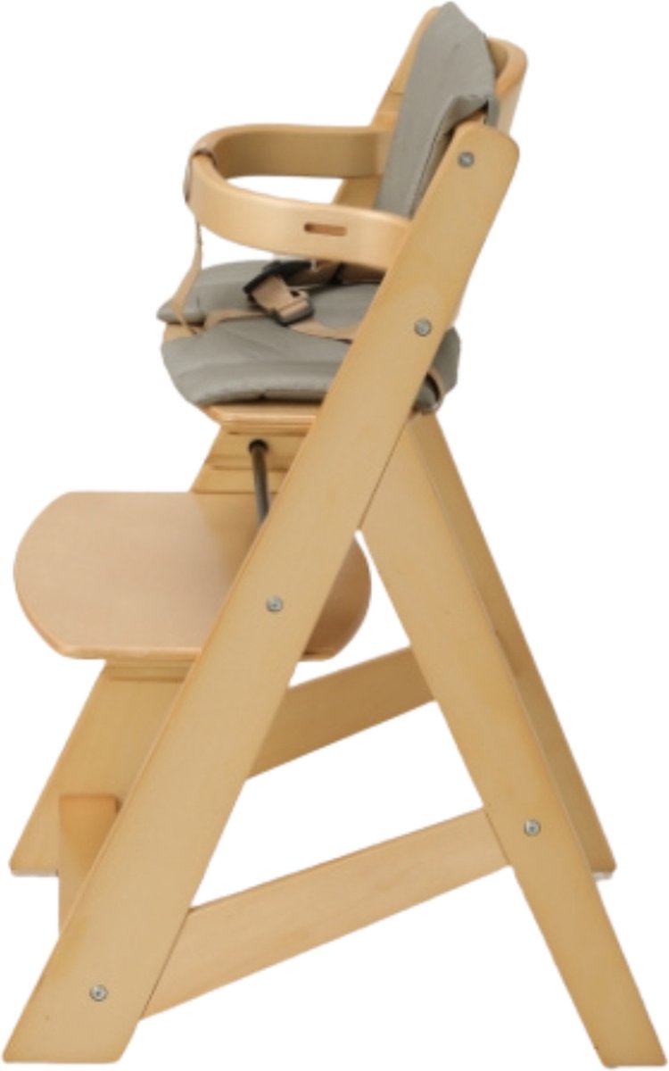 Buxibo Houten Meegroeistoel Kind - Inclusief Eetblad - Verstelbare Kinderstoel voor Comfort en Design - Inclusief kussen - 48×58×80cm - Hout – foto 8