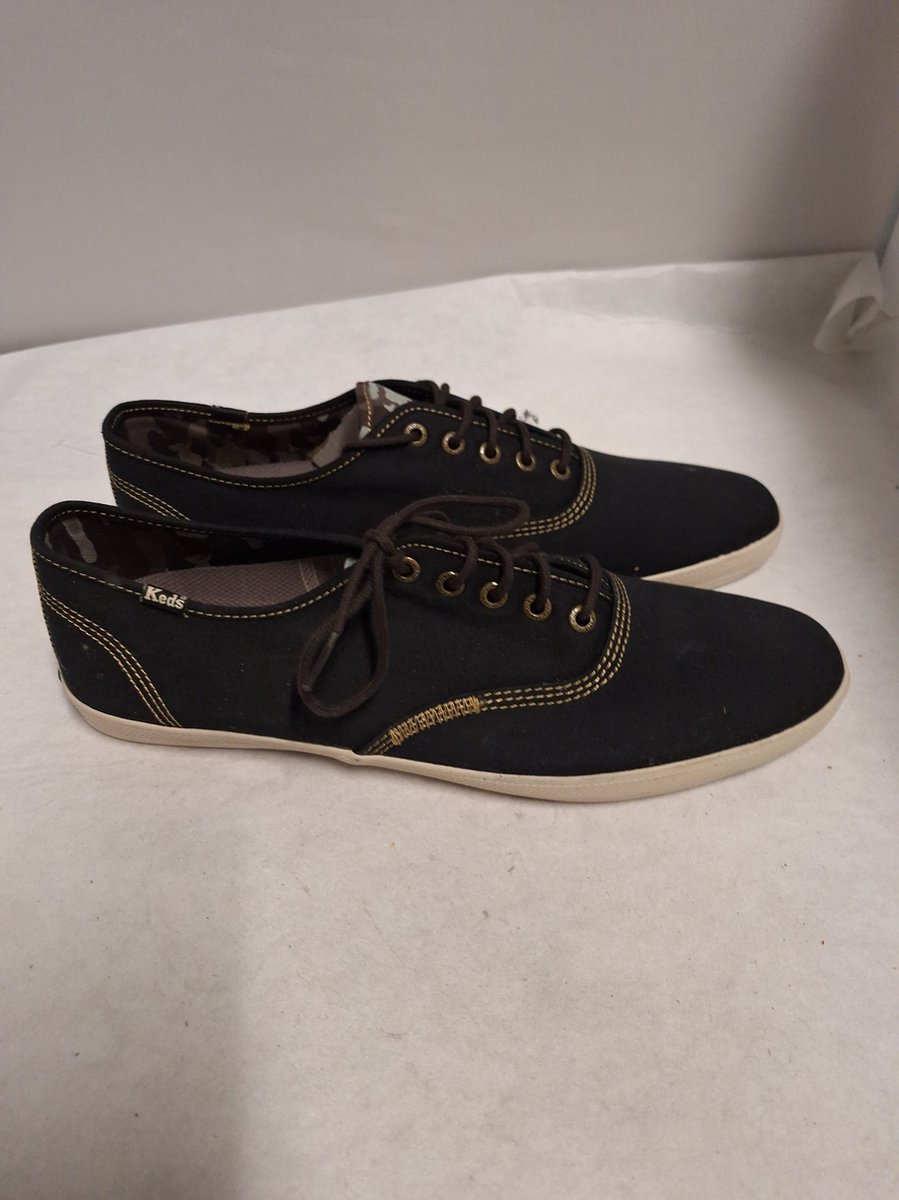 KEDS-CHAMPION-CANVAS SNEAKER-ARMYBLACK-SIZE 42.5