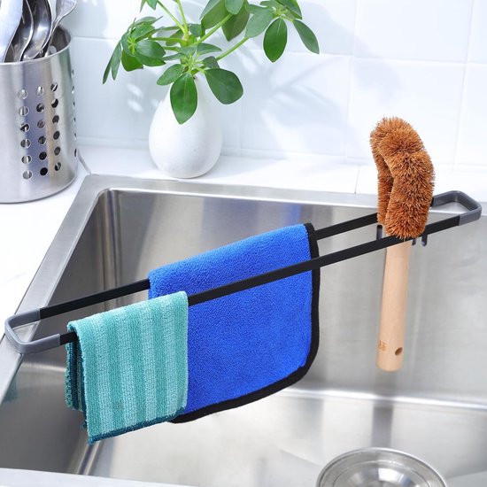 RYAN 8 Pièces Porte Éponge Porte Éponge Évier Porte Éponge Évier
