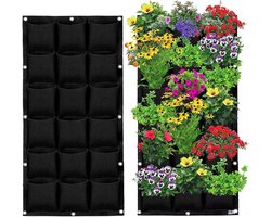 Verticale Tuin - 18 Vakken - Kweekzak - Moestuin - Hangende Plantenzak - Hangtuin - 18 Ruime Vakken - 100x50 cm - Hangende Plantenzak Verticale Tuin - 18 Vakken - Kweekzak - Moestuin - Hangende Plantenzak - Hangtuin - 18 Ruime Vakken - 100x50 cm - Hangende Plantenzak