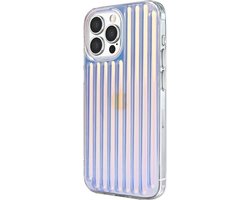 UNIQ Coehl Linear Serie - iPhone 13 Pro Max Hoesje - Opal - Anti-slip - Beschermend Ontwerp