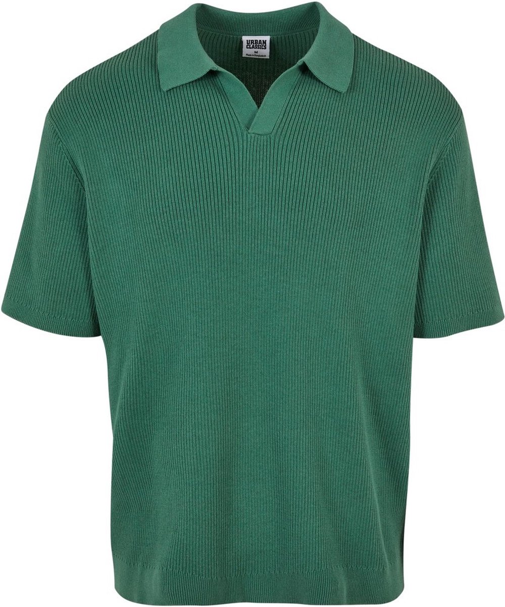 Urban Classics Ribbed Oversized Shirt XXL Groen