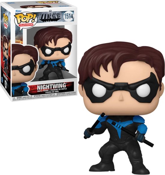 Titans Season 1 - Nightwing Vinyl Figur 1514 Funko Pop! meerkleurig