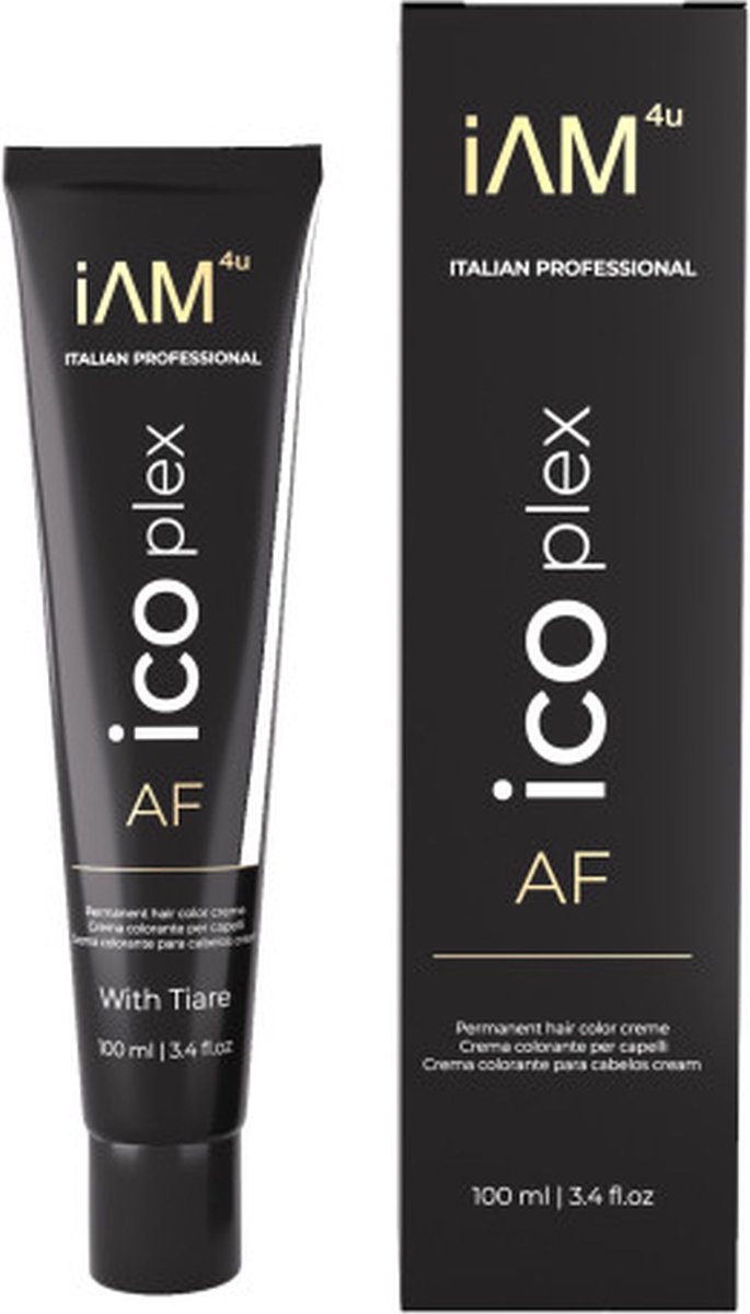 Ammoniakvrije crème haarverf iAM4u iCOplex AF 5.32 Lichtbeige Bruin - 100 ml