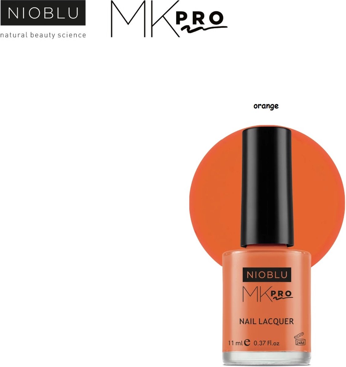 Goedkoopste NIOBLU - MKPro - Nail - Lacquer - Orange