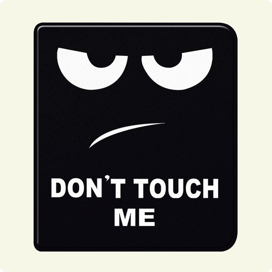 Hoesje Geschikt voor Kobo Libra Colour Hoes Bescherm Hoesje Case Sleep Cover - Hoes Geschikt voor Kobo Libra Colour Hoesje - Don't Touch Me van Hoesje  — afbeelding 5