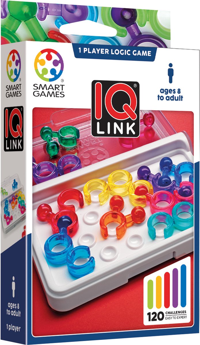 SmartGames - IQ Link - 120 opdrachten - Breinbreker