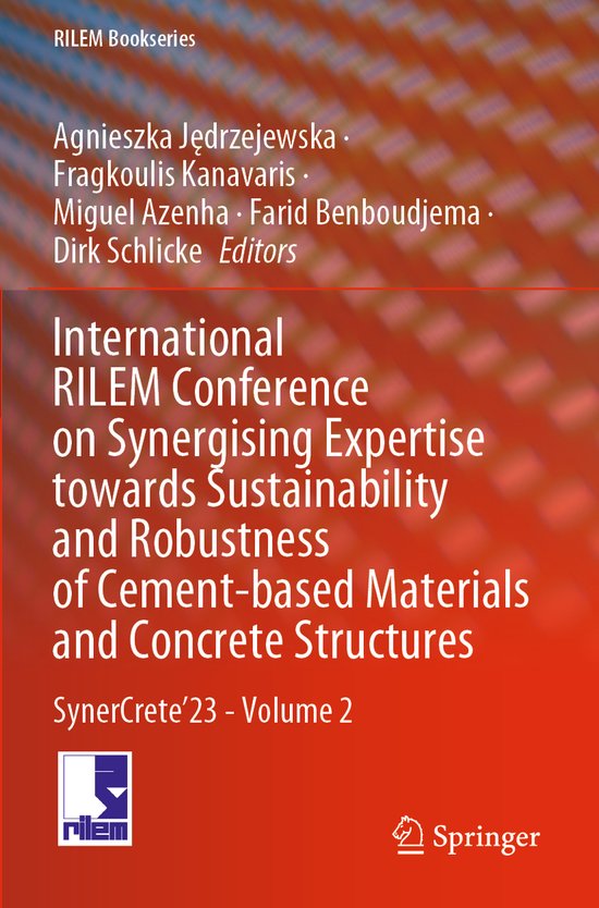 RILEM Bookseries- International RILEM Conference on Synergis ... - cover