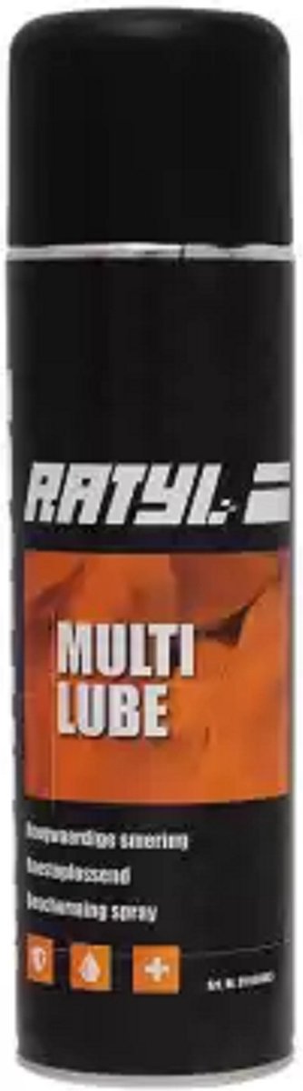 Ratyl-Multi Lube-Universeel Smeermiddel-500ML- Vochtverdrijvend-Lost roest en vuil op-