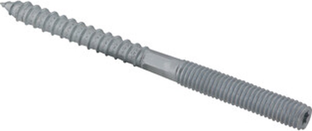 BIS® - stalen - houtdraadpen - met WM-kop - elektrolitisch verzinkt - M8 x 50 mm
