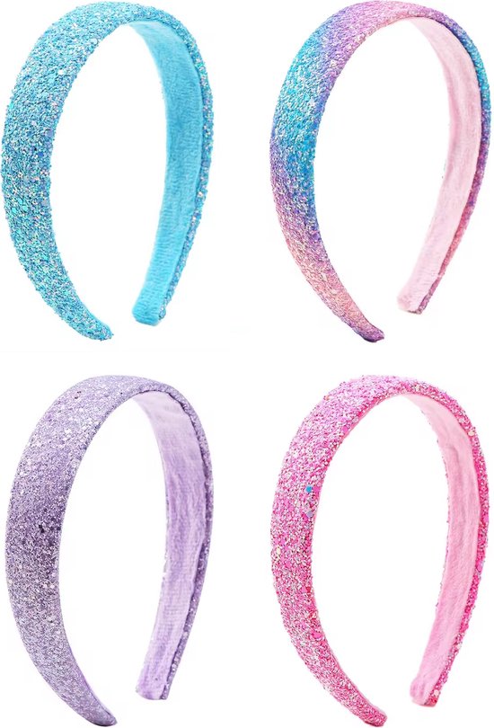 1 stuk fluwelen haarbandset - Exclusief voor vrouwen, comfortabele, ademende en antislip haarband (voor het bevestigen van haaraccessoires) - Geschikt