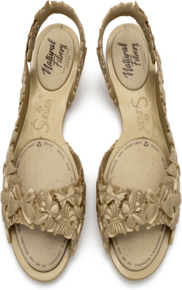 Eco- vriendelijk sandals/gold/39