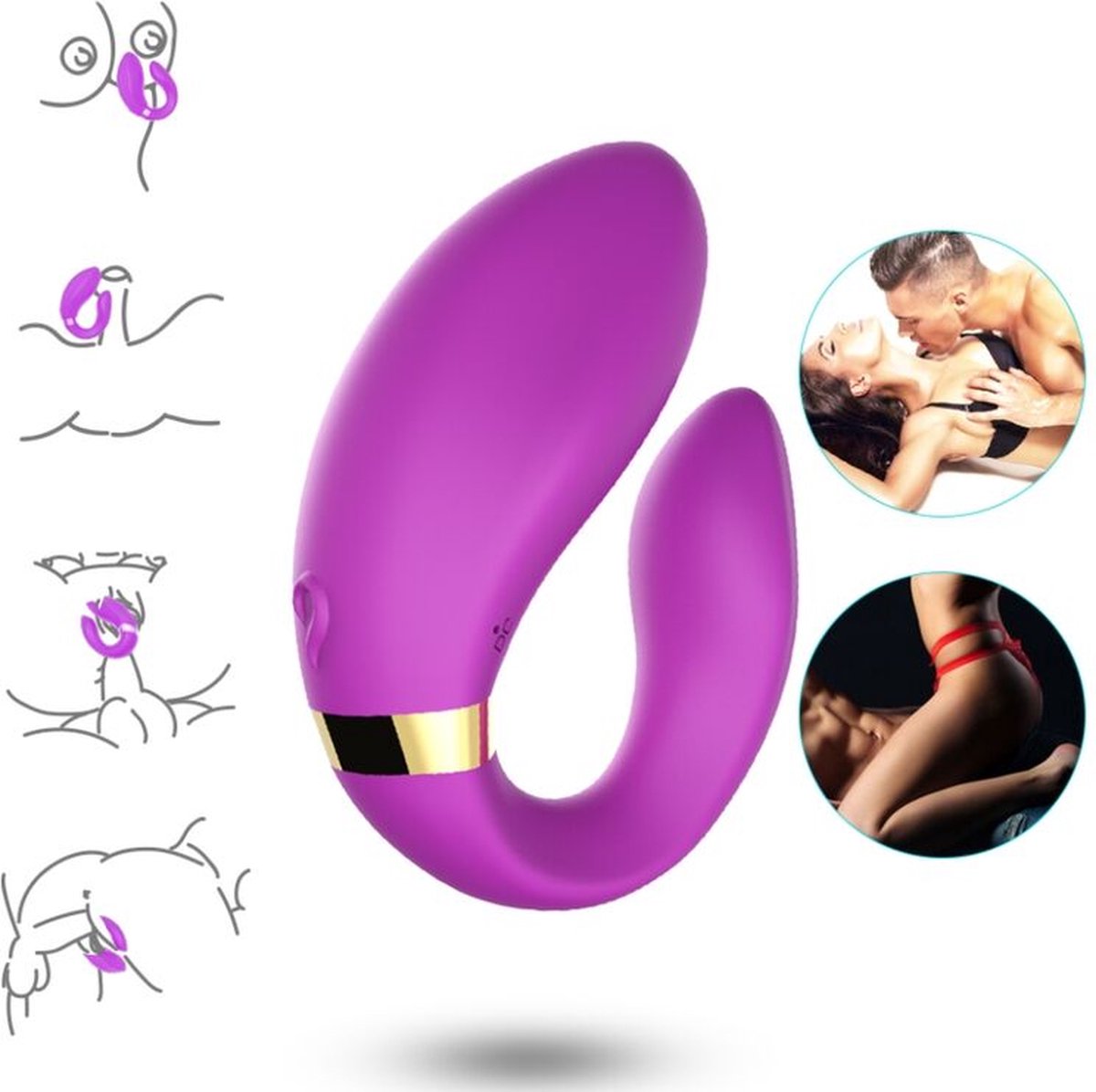 Goedkoopste ARMONY - CRESCENT VIBRATOR VOOR KOPPELS AFSTANDSBEDIENING PAARS | VIBRATOR VOOR KOPPELS | PREMIUM VIBRATOR | SEKSSPEELTJES VOOR KOPPELS | SEX TOYS VOOR KOPPELS