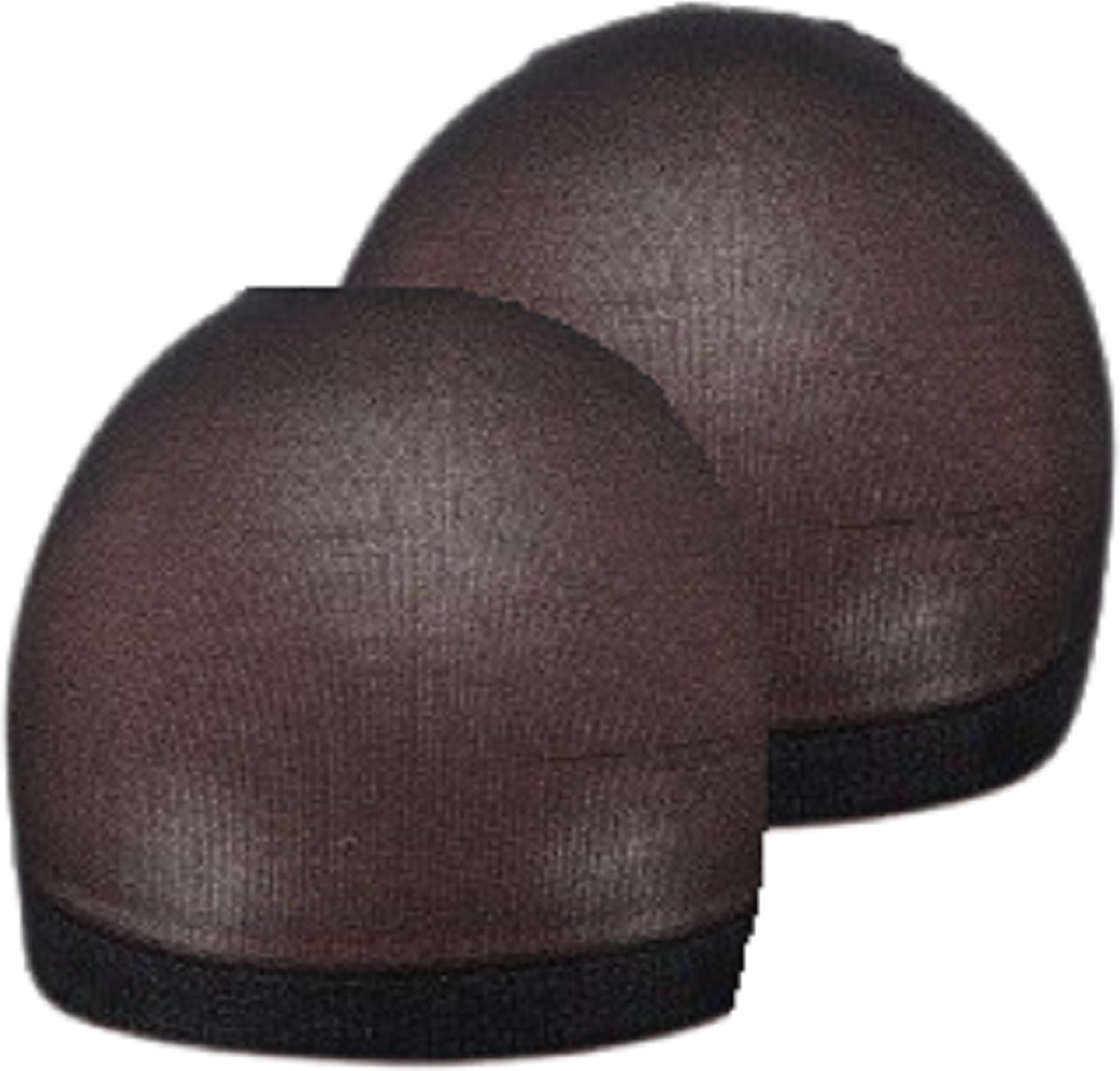 BamBella® Wig Cap 2 stuks zwart Mesh Pruik Rekbare Elastische Haarnet