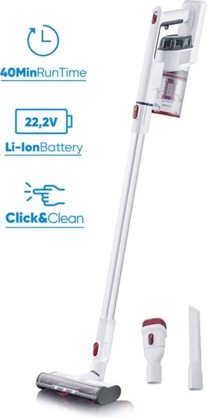 Severin HV 7152 Steelstofzuiger 2 in 1 met Turboborstel - Severin - €71,99