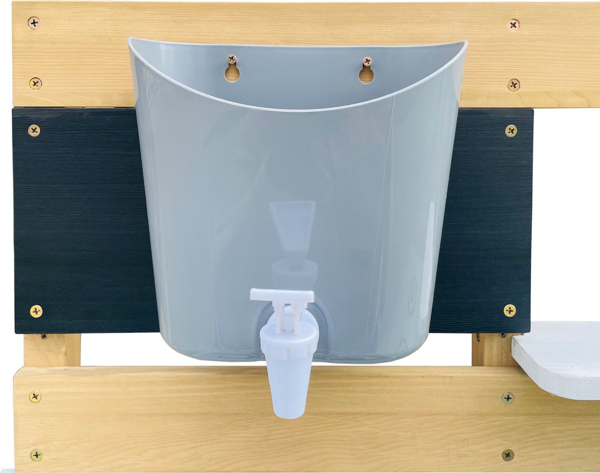 AXI Puck Zand & Water Speelkeuken Bruin/groen - Incl. 6-delige accessoire set - Modder Keuken — afbeelding 12