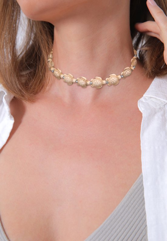 Chaîne 38cm Extensible Collier Ras Du Cou Elli Pour Femme - Argent