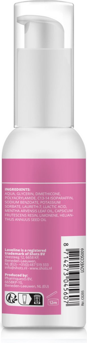 Goedkoopste Loveline by Shots - Orgasme Gel - 1.7 fl oz / 50 ml