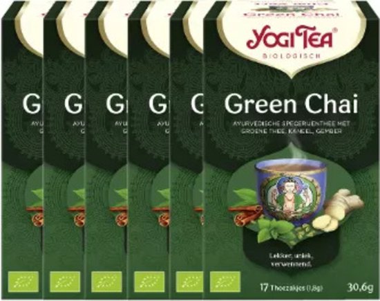 Yogi tea Green Chai - tray: 6 stuks