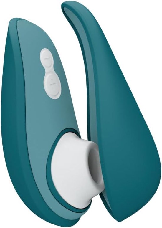 Womanizer Liberty 2 Pleasure Air-speeltje – Clitoriszuigingsvibrator met 8 zuigsnelheden – Clitorisstimulator – Clitoriszuigingsspeeltje – Waterdicht Vibrator – Oplaadbaar - Petrol