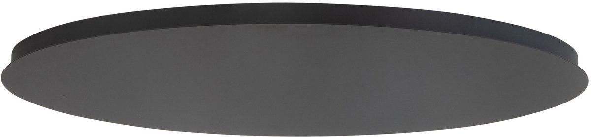 Highlight | Ovalen Plafondplaat | Zelf samenstellen | 100 x 35 cm | Zwart