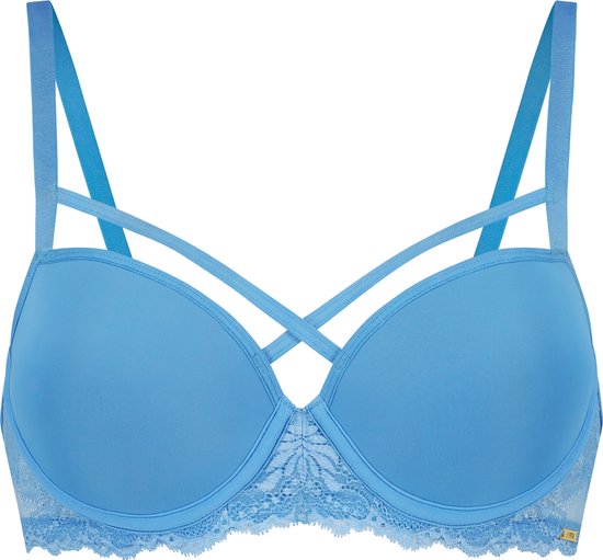 Sapph - Voorgevormde bh - Straps boven cups - Fabulous - Blauw - 80F