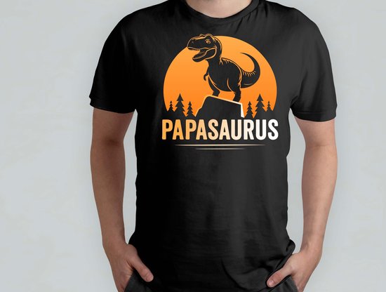 Papasaurus - T Shirt - vader - dad - beste vader ter wereld - verjaardag - vaderdag - best dad in the world - father - liefde - cute