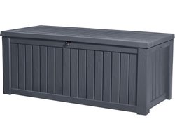 Kussenbox - Grijs (Antraciet) - Groot opbergbox voor tuinkussens