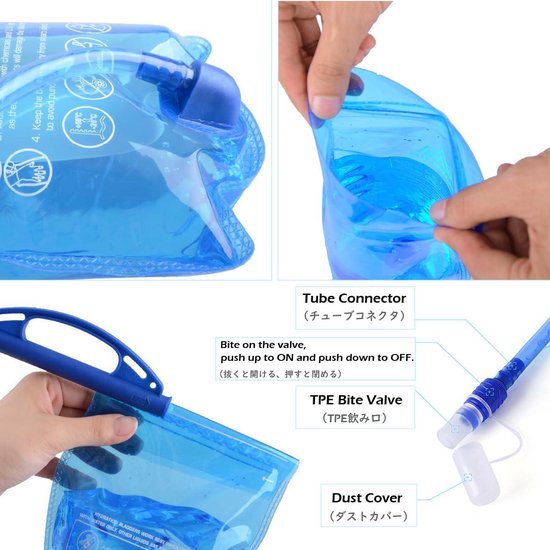 TRIWONDER Ultralichte drinkrugzak trailrun rugzak drinkvest hydratatie pack fietsrugzak voor marathoner hardlopen kamperen wandelen (Blauw - met 500ml drinkfles, Eén maat voor iedereen TRIWONDER Ultralichte drinkrugzak trailrun rugzak drinkvest hydratatie pack fietsrugzak voor marathoner hardlopen kamperen wandelen (Blauw - met 500ml drinkfles, Eén maat voor iedereen