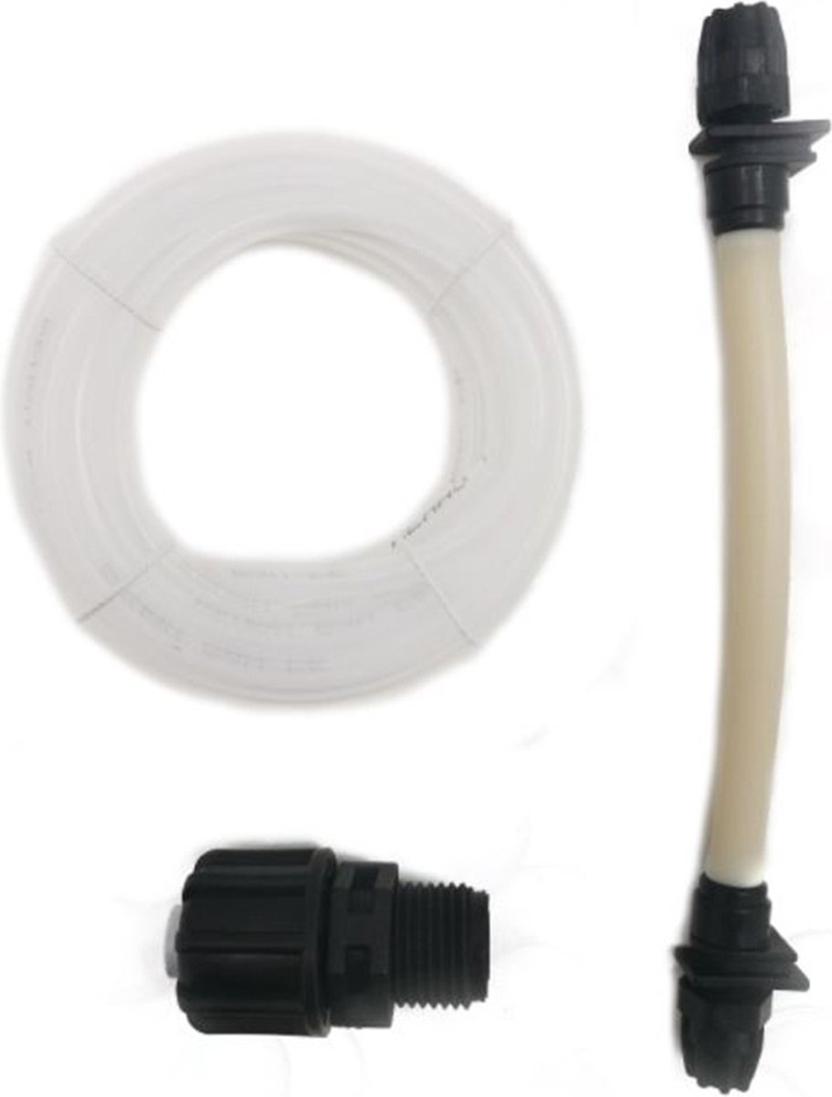 POOLTRONICS – Jaarlijks Onderhoudspakket Zwembad – Onderhoudskit voor Automatische Chloor & pH Dosering en Zoutelectrolyse – Santopreen Buis, Drukbuis & Injectie Vervanging