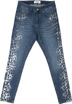 jean léopard argent taille 40