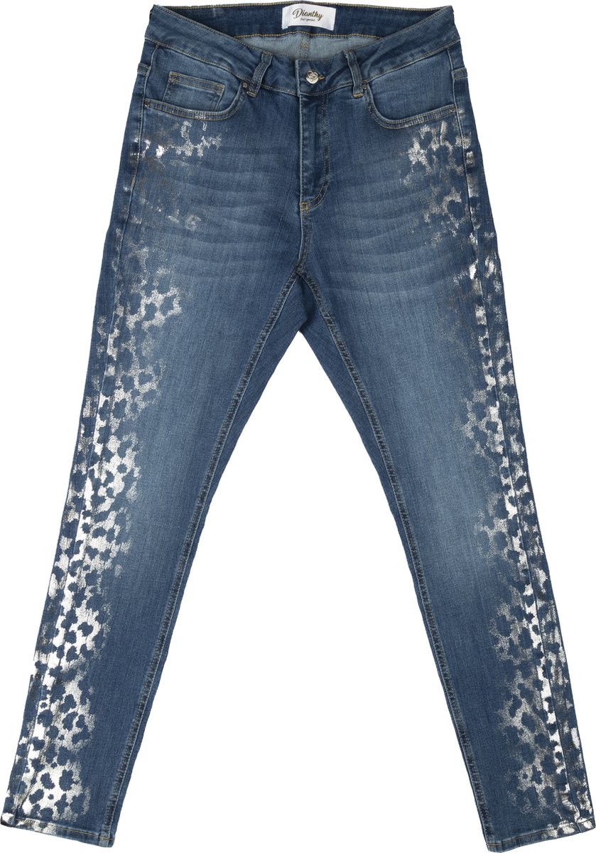 jeans leopard zilver size 40