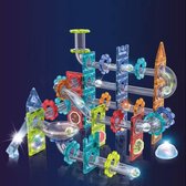 Magnetisch speelgoed - Bouwblokken - Knikkerbaan glimmende bal - Educatief speelgoed - Creatief denken en slimme ontwikkeling voor kinderen - Voordeelverpakking 120 Stuks