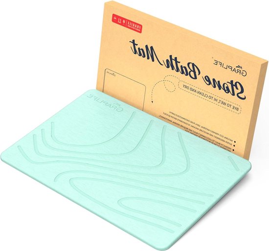 Waterabsorberende stenen schaal voor de gootsteen, gootsteenorganizer, direct snel