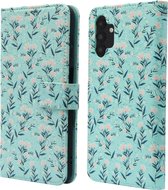 iMoshion Hoesje Geschikt voor Samsung Galaxy A13 (5G) Hoesje Met Pasjeshouder - iMoshion Design Bookcase smartphone - Blauw / Blue Flowers