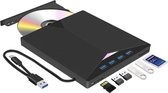 Stellar DVD speler laptop - DVD speler portable - Zwart - CD-ROM drive - Type-C DVD - Cd speler - Cd speler draagbare - Dvd speler - Dvd speler laptop