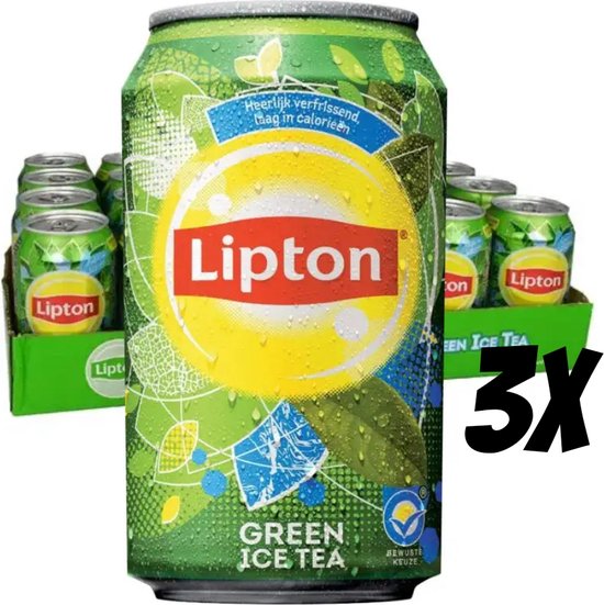 3x Lipton Ice Tea Green