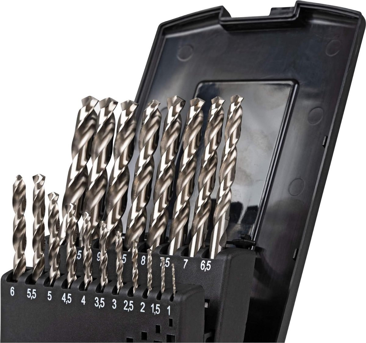 STIER HSS Co8/HSS-E Spiraalborenset: Nauwkeurig boren in diverse metalen