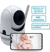 Lakoo® BabyGuard Smart - uitbreidbaar - Beveiligingscamera - Night Vision for Baby - Babyfoon met Camera en App GRATIS - 1080p Full HD - Bewakingscamera voor Binnen Indoor - Wifi - Nachtzich - terugspreekfunctie Draaibaar