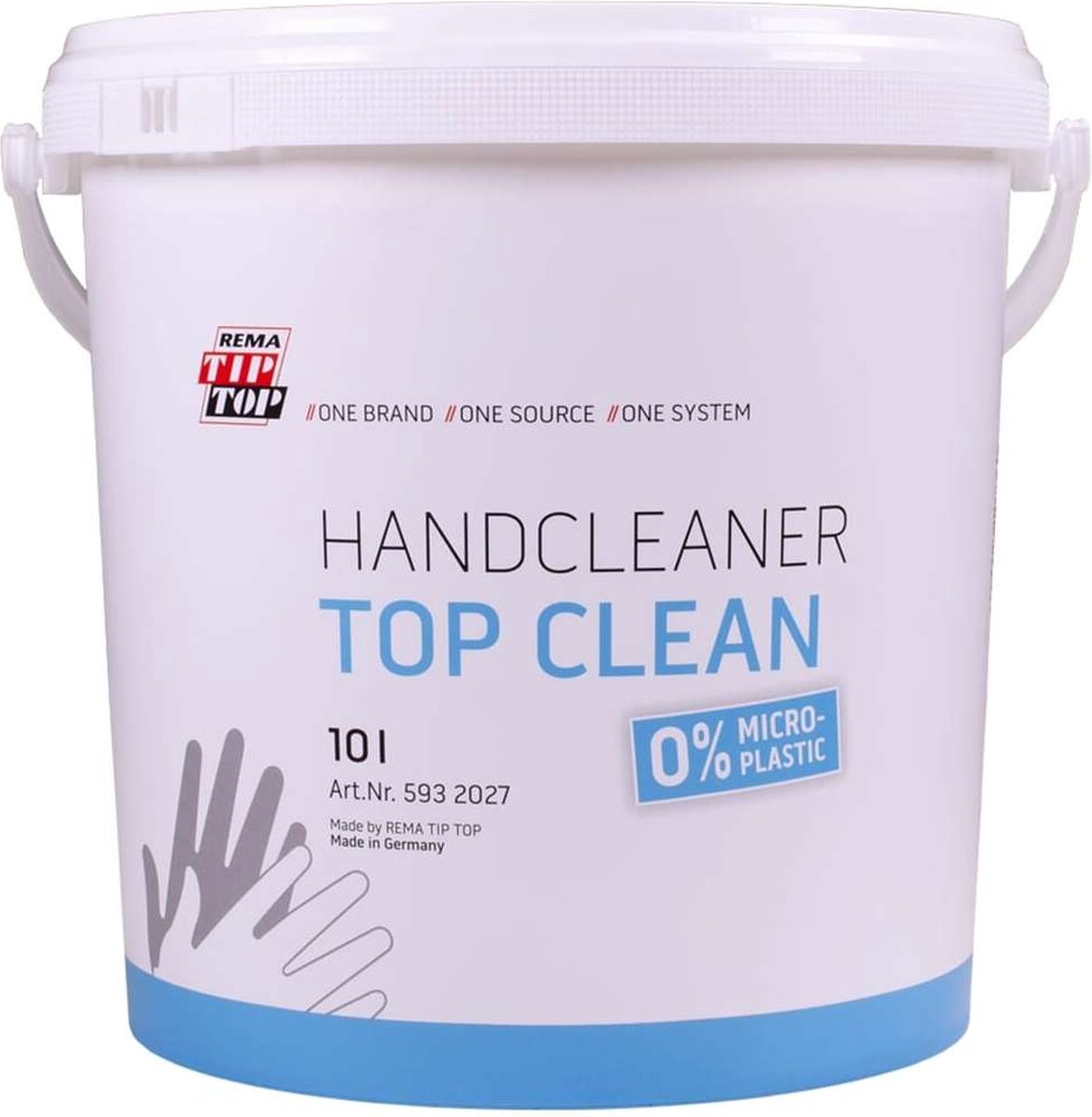Rema Tiptop Tip-Top handcleaner Top-CLEAN micro-plastic vrij 10L