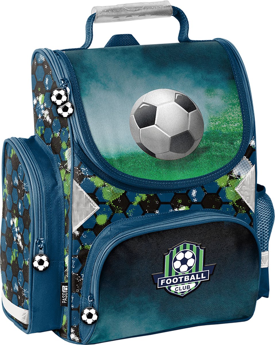 Paso rugzak - schooltas - 36x28x15 cm - voetbal - kinderrugzak