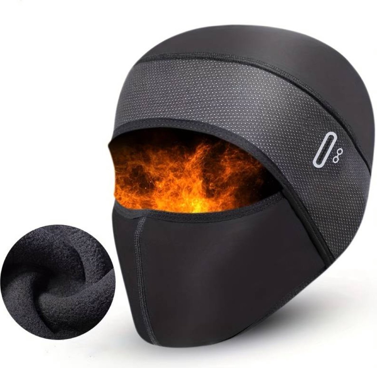 Nivard Winter Masker Ski Mask Bivakmuts Balaclava Ski Masker Face Mask Full Face Mask Zwart