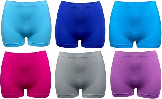 Foto: Sweet angel hoge dames boxershorts 6 pack maat m l