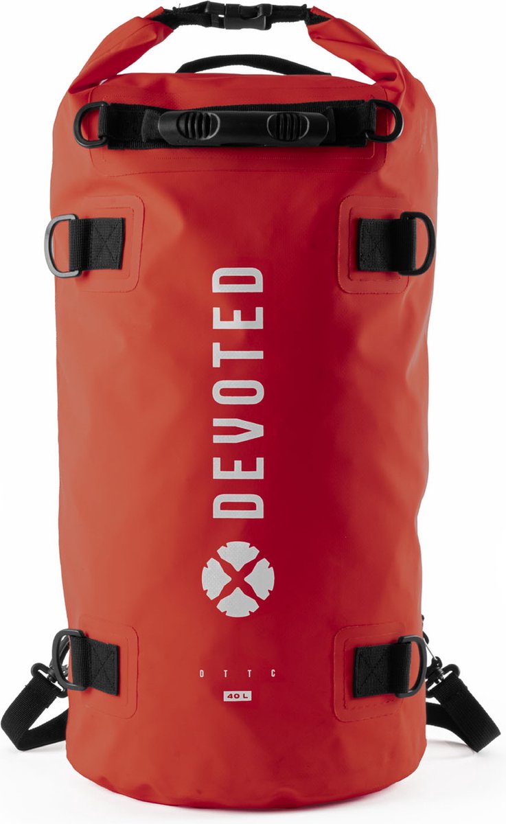 Devoted Dry Bag Backpack 40L - Heavy Duty Rugzak - Waterdicht - Rood