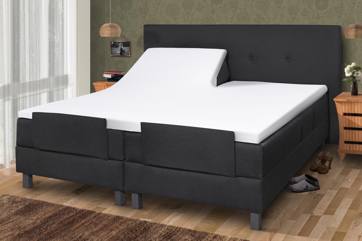 Zydante - Topper Hoeslaken - Dubbel Jersey - Extra Dik & Zacht – Elastisch – Strijkvrij - Villa Park - Wit / 200x180