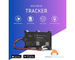ACCU GPS Tracker 2G - Rit- & Kilometerregistratie - Geschikt voor Auto's en Vrachtwagens - 2G Simkaart
