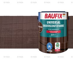 BAUFIX Universele Dekkende Tuinbeits notenbruin 2,5 Liter